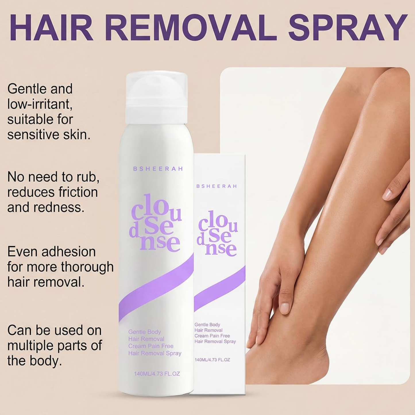 SmoothMuse™ Instant Hair Removal Foam