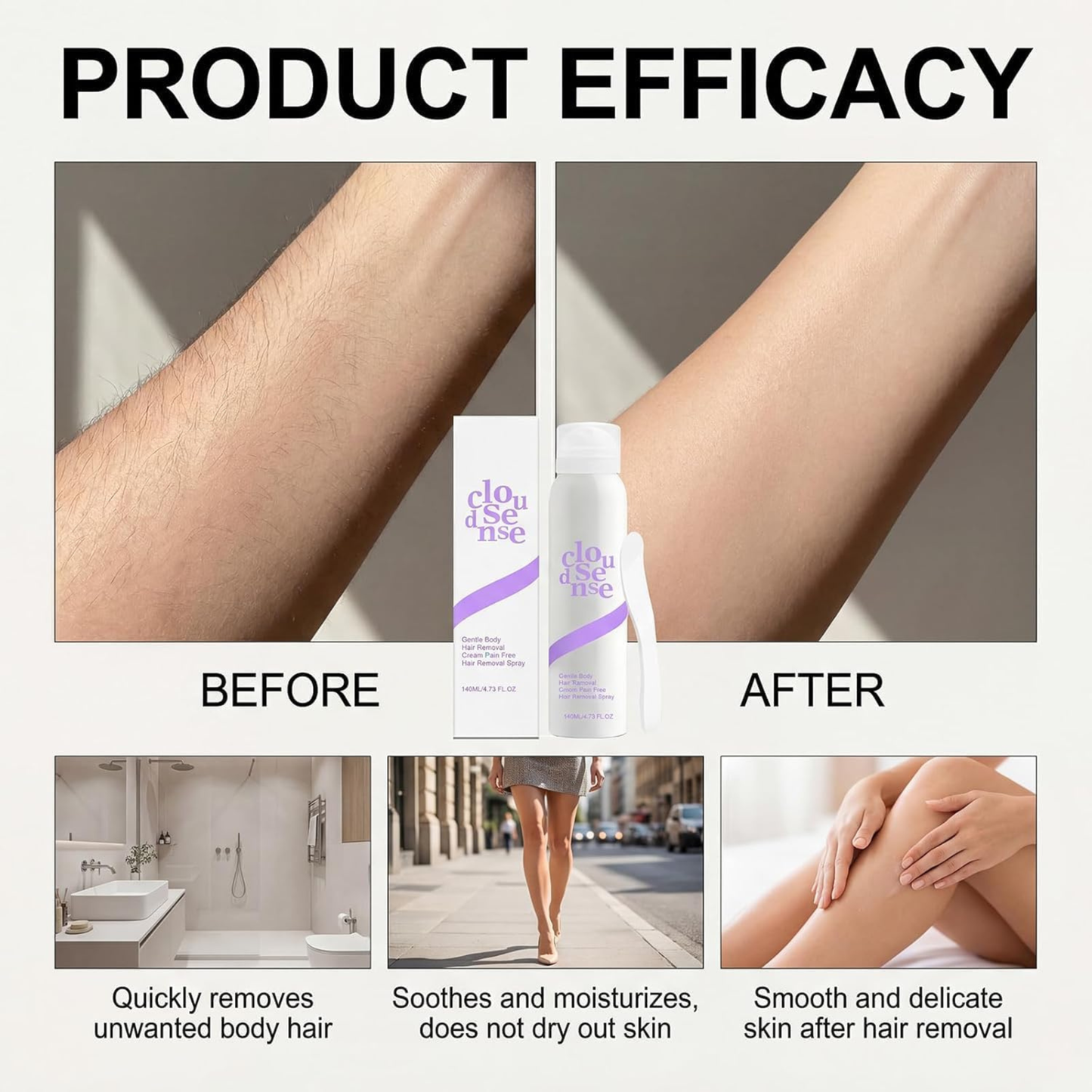 SmoothMuse™ Instant Hair Removal Foam