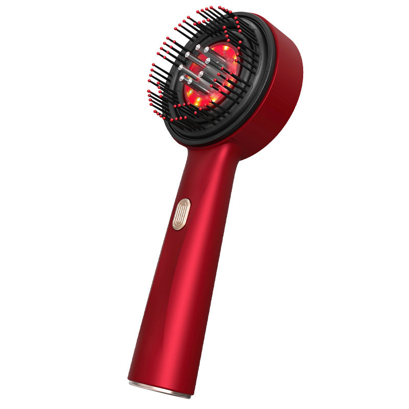 red light scalp massage comb for hair growth

USB rechargeable scalp therapy brush

anti hair loss massage comb with red light